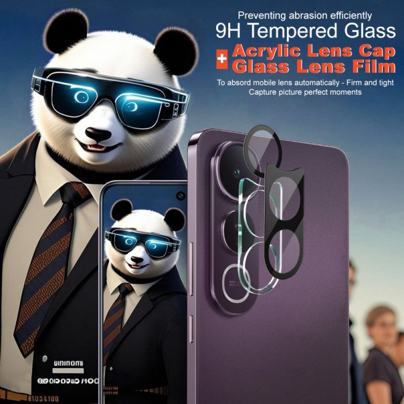 Hærdet Glaslinsebeskytter Til Vivo V50 Lite 5g (sort Version)