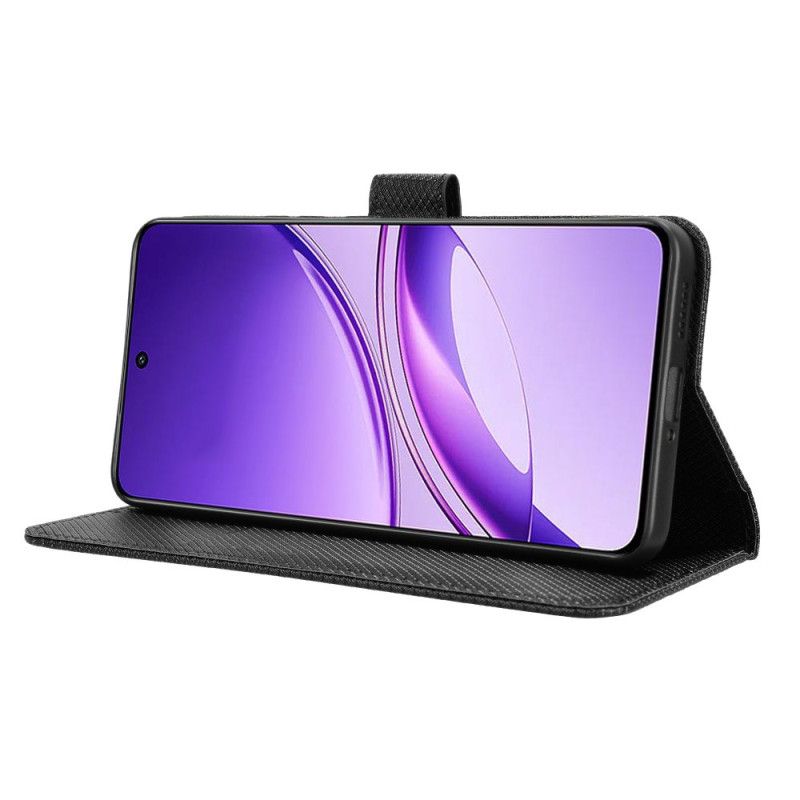 Læder Cover Vivo V50 Lite 5g Telefon Etui Diamanttekstur