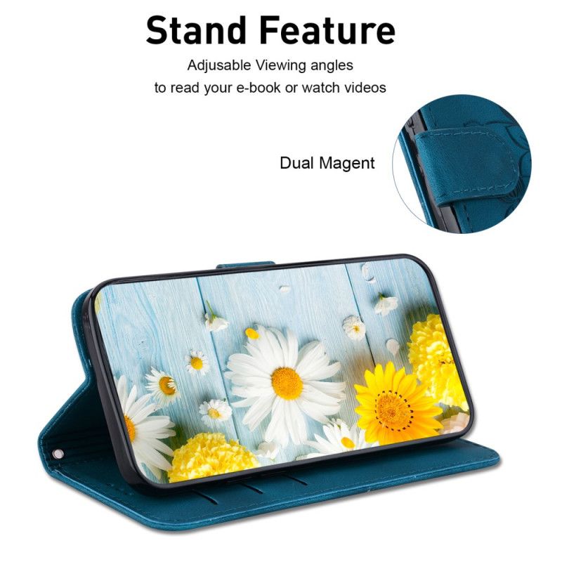 Flip Cover Oneplus Nord 5 Blomsterprint