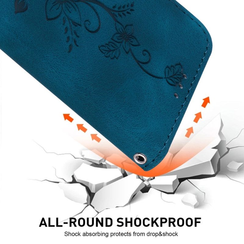 Flip Cover Oneplus Nord 5 Blomsterprint