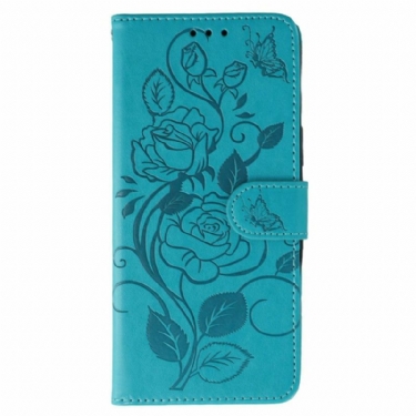 Flip Cover Oneplus Nord 5 Blomsterprint