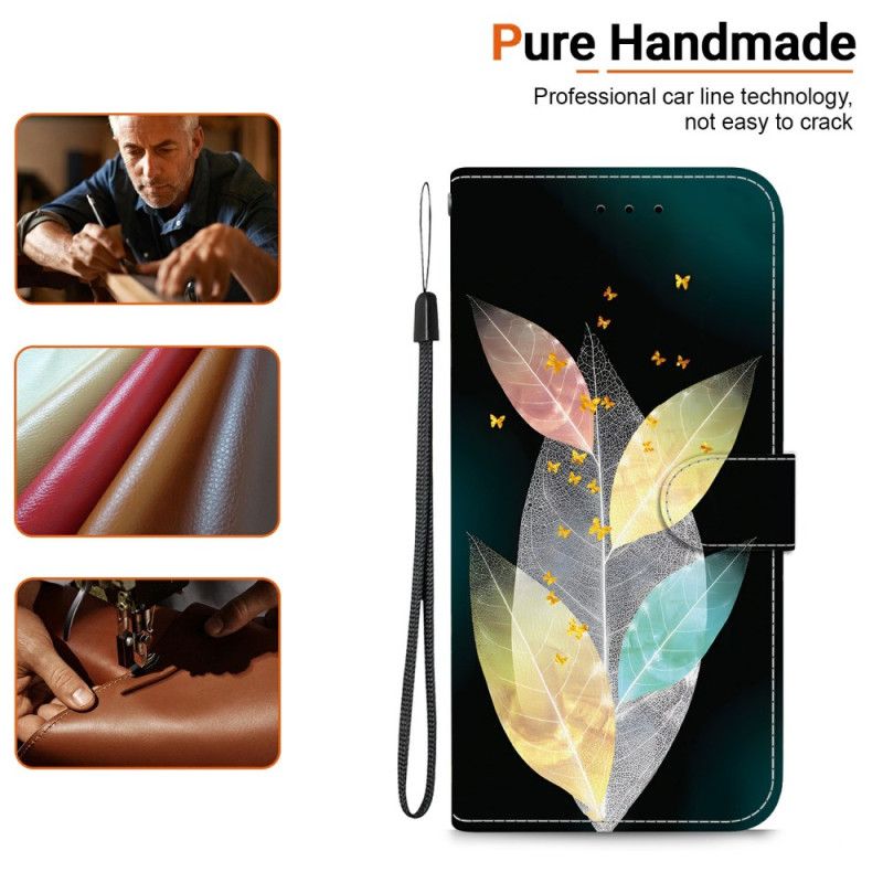 Flip Cover Oneplus Nord 5 Farverige Fjer