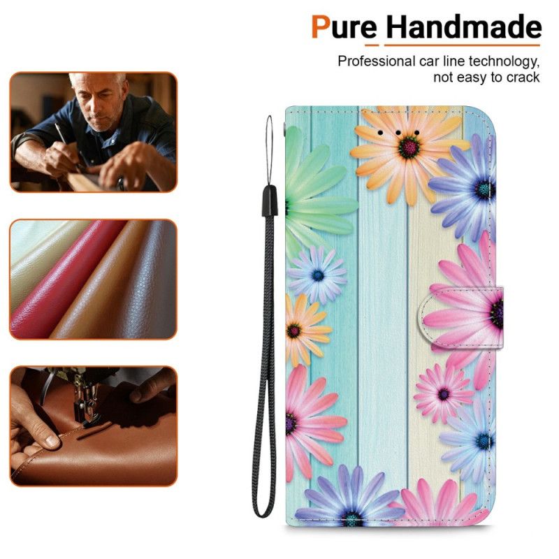 Flip Cover Oneplus Nord 5 Farverige Solsikker