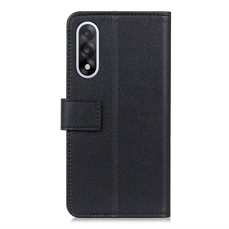 Flip Cover Oneplus Nord 5 Klassisk Sort