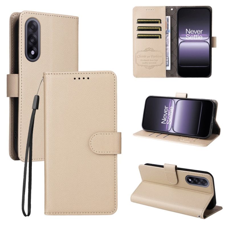 Flip Cover Oneplus Nord 5 Lædereffekt