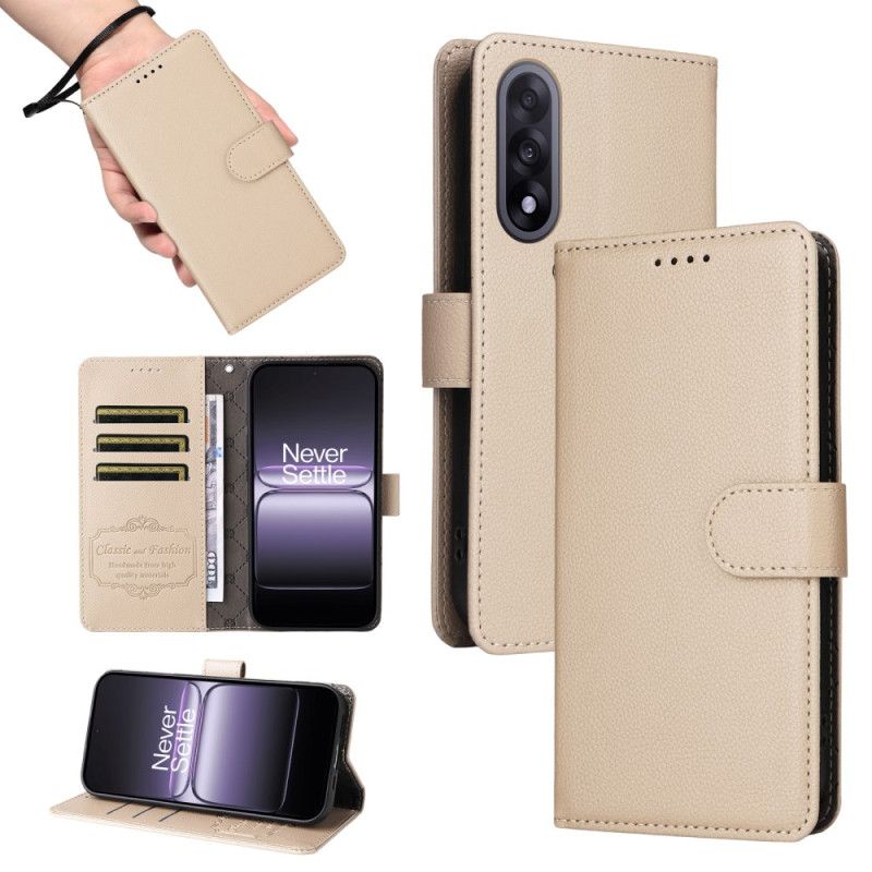 Flip Cover Oneplus Nord 5 Lædereffekt