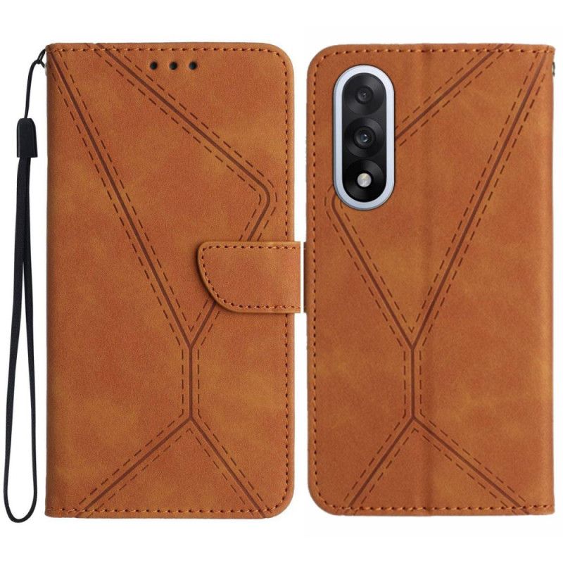 Flip Cover Oneplus Nord 5 Linjer Og Striber