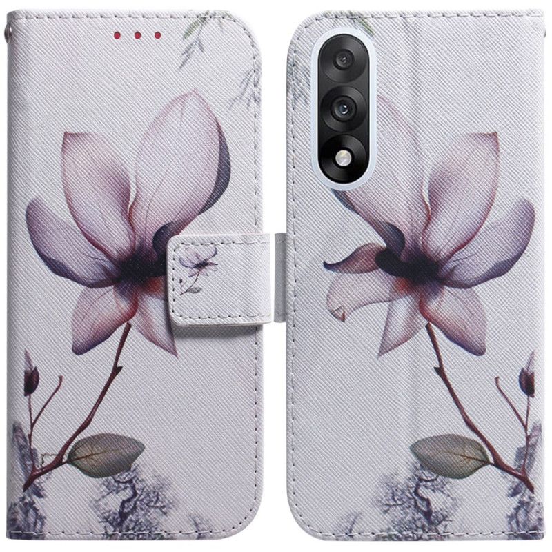 Flip Cover Oneplus Nord 5 Lyserød Blomst