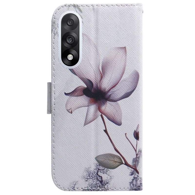 Flip Cover Oneplus Nord 5 Lyserød Blomst
