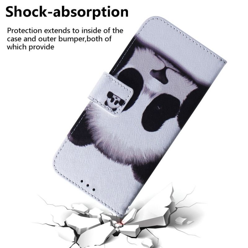 Flip Cover Oneplus Nord 5 Pandamønster