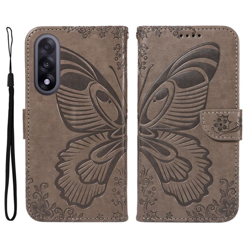 Flip Cover Oneplus Nord 5 Sommerfugledesign