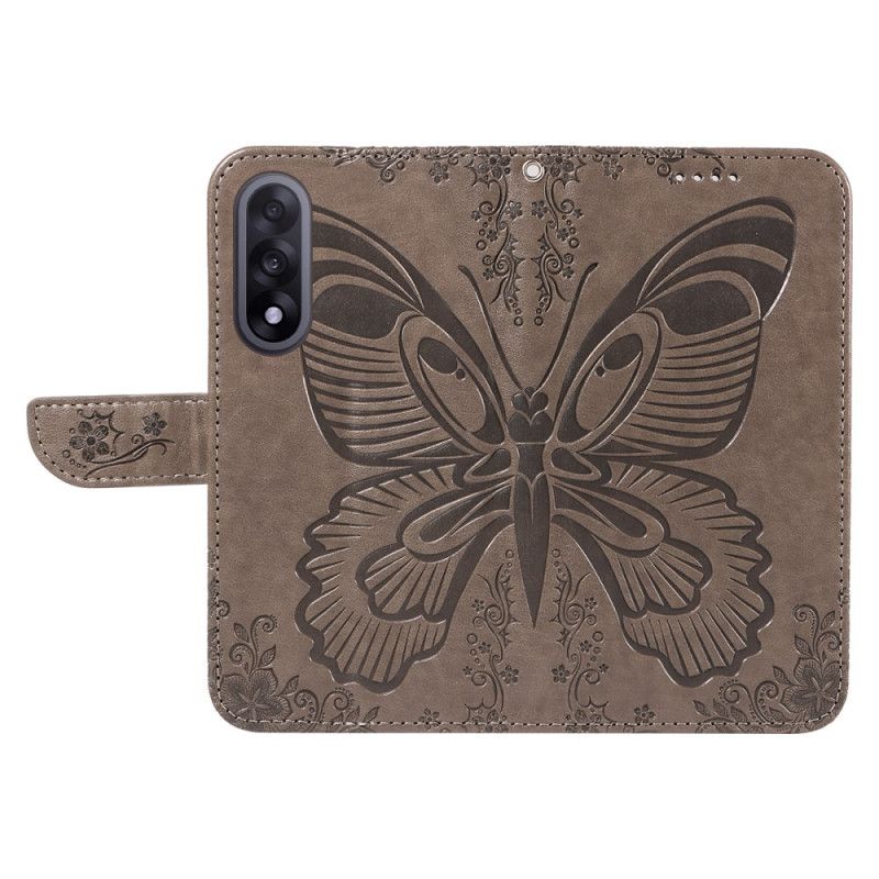 Flip Cover Oneplus Nord 5 Sommerfugledesign