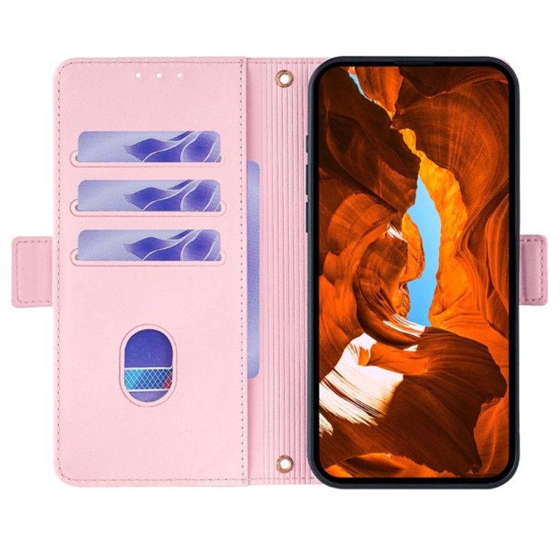 Flip Cover Til Oneplus Nord 5 Guldlås Og Snor