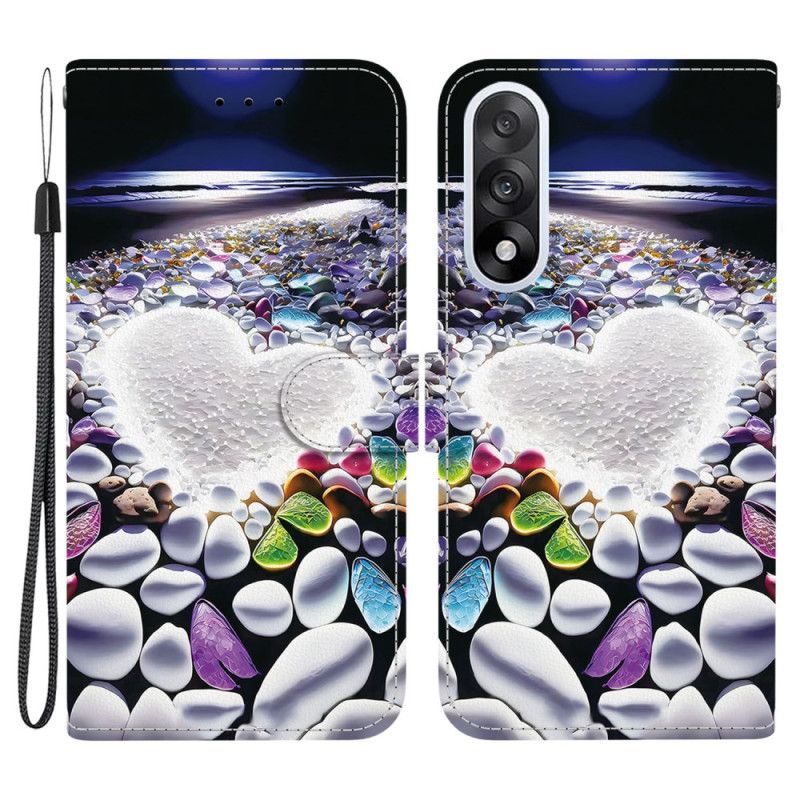 Flip Cover Til Oneplus Nord 5 Hvidt Hjerte