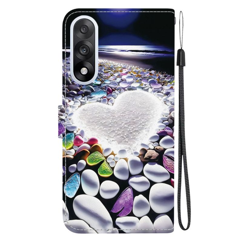 Flip Cover Til Oneplus Nord 5 Hvidt Hjerte