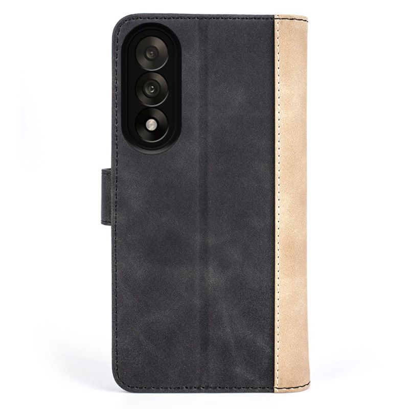 Flip Cover Til Oneplus Nord 5 Tofarvet Bølget