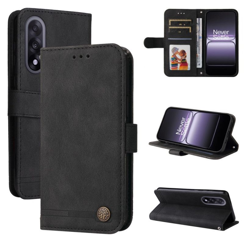 Flip Cover Til Oneplus Nord 5 Vintage Ruskindseffekt