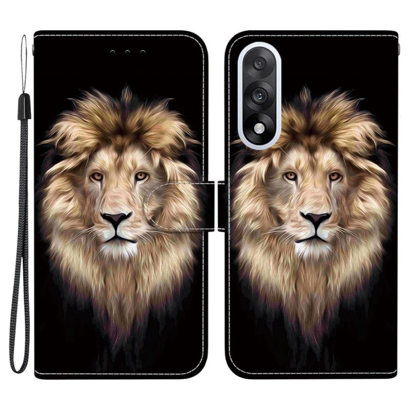 Læder Cover Oneplus Nord 5 Drømmende Løve