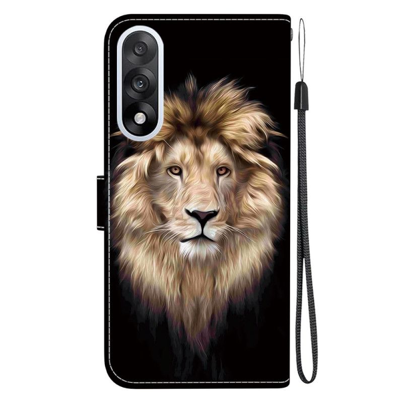 Læder Cover Oneplus Nord 5 Drømmende Løve