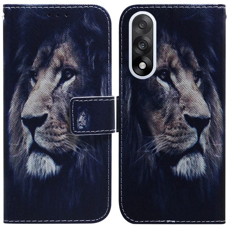 Læder Cover Oneplus Nord 5 Drømmende Løve