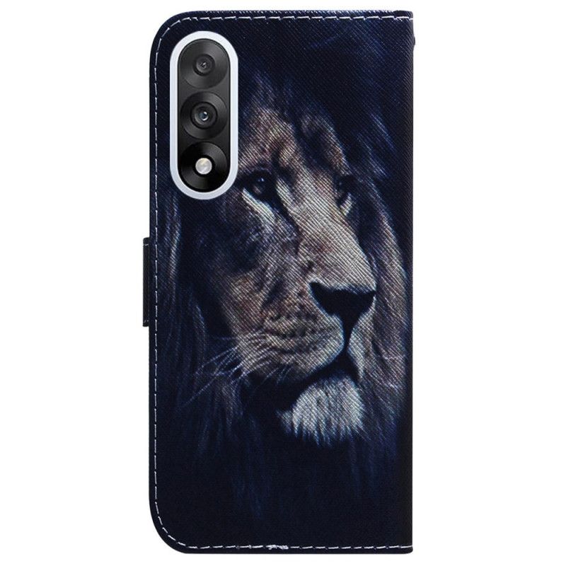 Læder Cover Oneplus Nord 5 Drømmende Løve