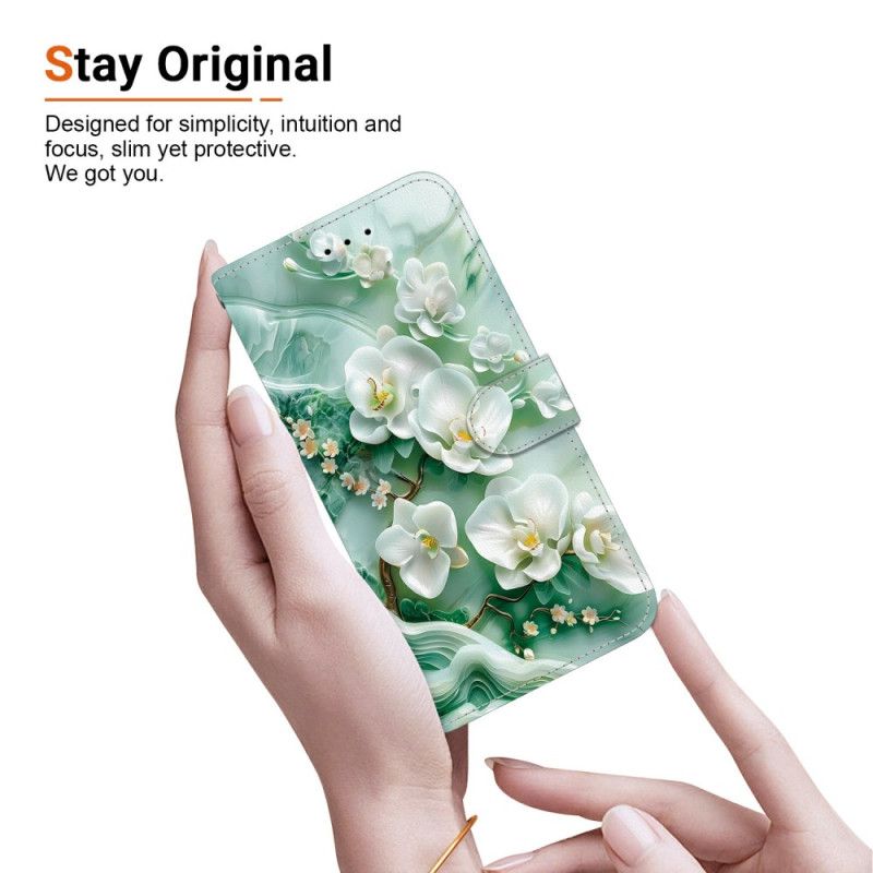 Læder Cover Oneplus Nord 5 Jadeblomster