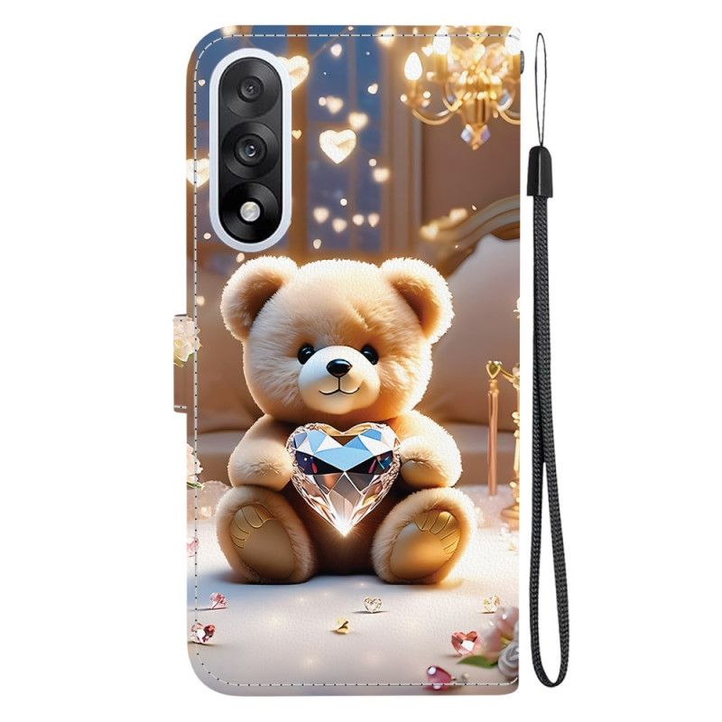 Læder Cover Oneplus Nord 5 Telefon Etui Bamsekærlighed