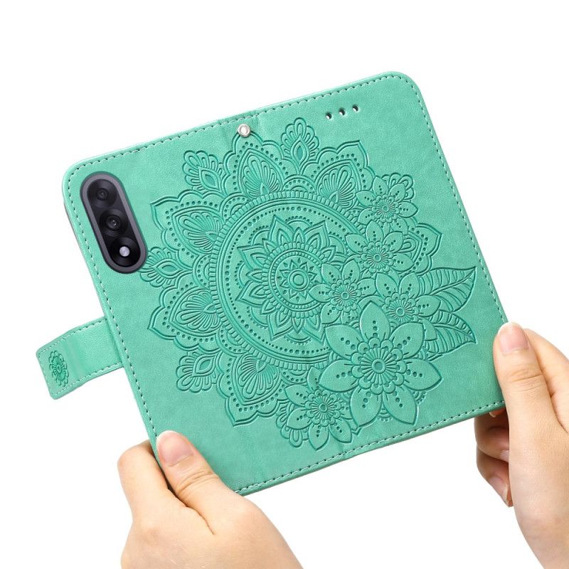 Læder Cover Oneplus Nord 5 Telefon Etui Mandalaprint