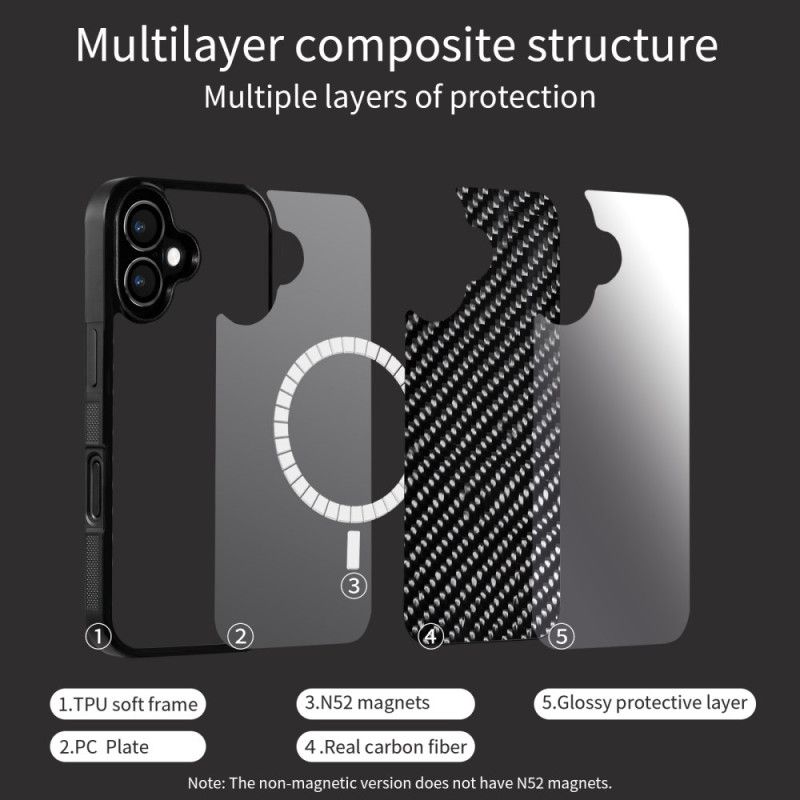 Cover iPhone 17 Aramidfiber Magsafe