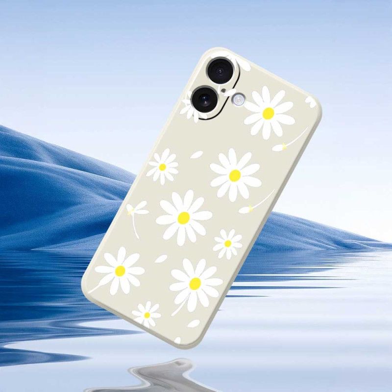 Cover iPhone 17 Flydende Silikone Margueritter