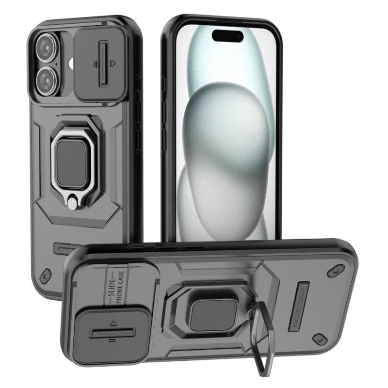 Cover iPhone 17 Holdbar Ring Med Kamerabeskytter