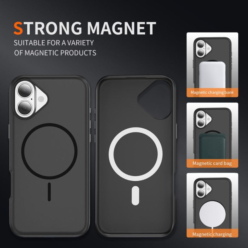 Cover iPhone 17 Magsafe Kompatibel Med Hybrid Stødsikker