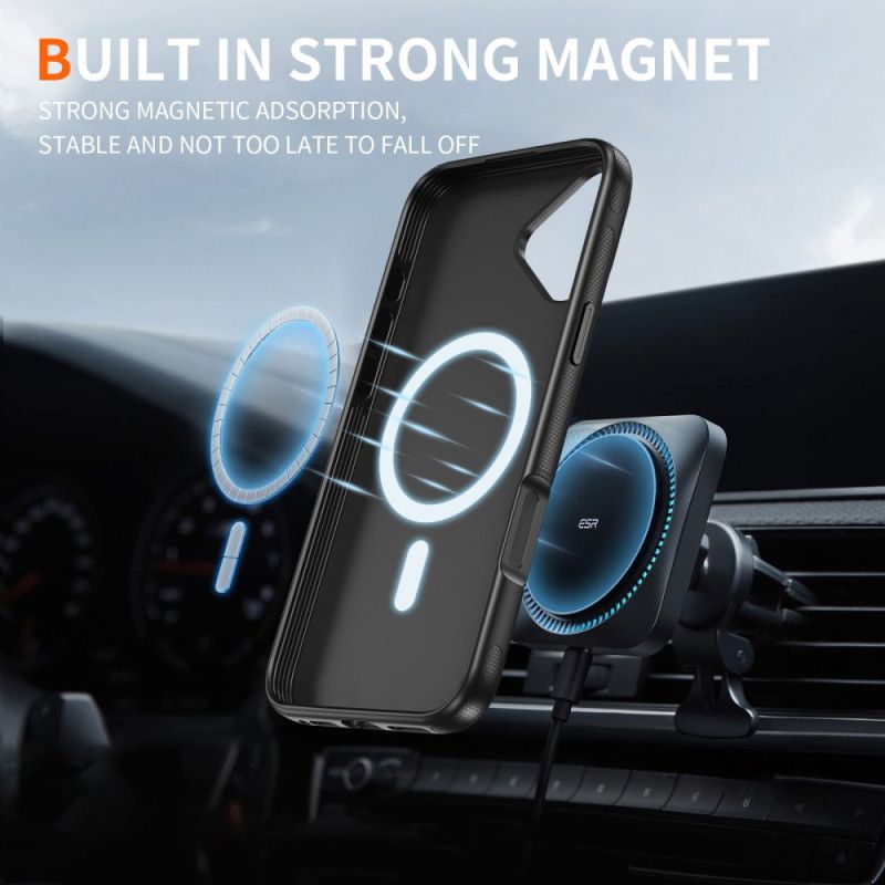Cover iPhone 17 Magsafe Kompatibel Med Hybrid Stødsikker