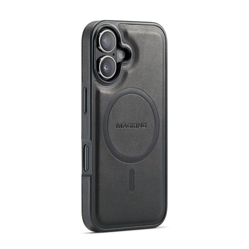 Cover iPhone 17 Magsafe Kompatibel Med Premium Leather Effect