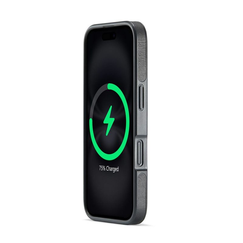 Cover iPhone 17 Magsafe Kompatibel Med Premium Leather Effect