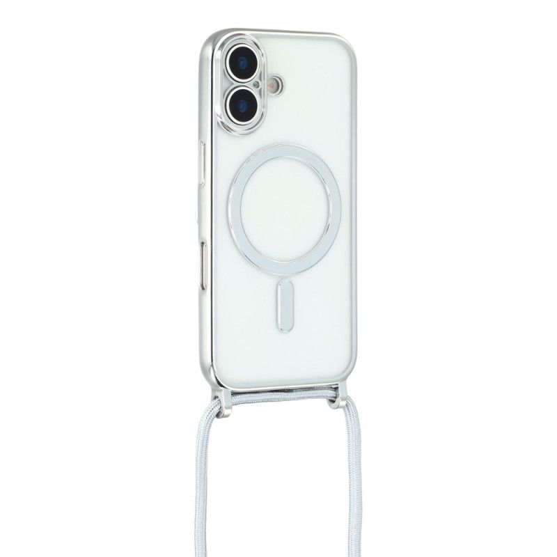 Cover iPhone 17 Magsafe-kompatibelt Gennemsigtigt Etui Med Ledning