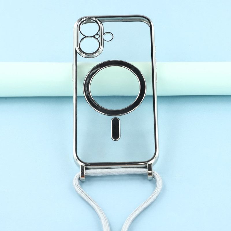 Cover iPhone 17 Magsafe-kompatibelt Gennemsigtigt Etui Med Ledning