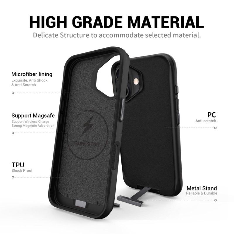 Cover iPhone 17 Magsafe Med Integreret Stativ
