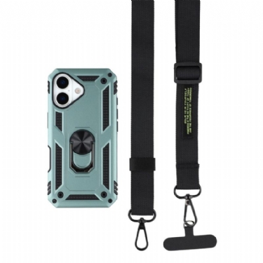 Cover iPhone 17 Militær Beskyttelse Med Skulderrem