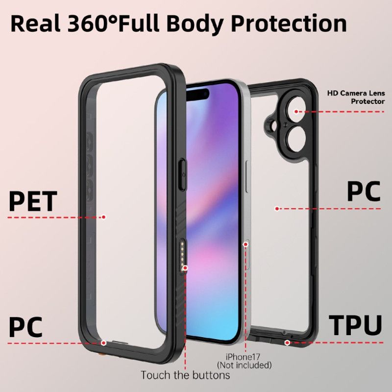 Cover iPhone 17 Telefon Etui Ip68 Vandtæt Redpepper