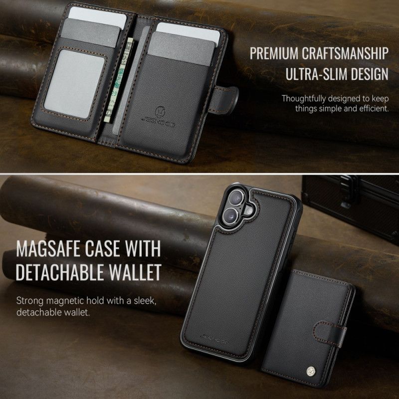 Cover Til iPhone 17 Aftagelig Magsafe Rfid-kortholder