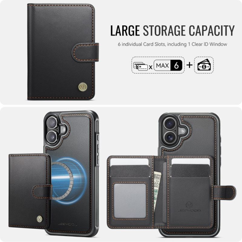 Cover Til iPhone 17 Aftagelig Magsafe Rfid-kortholder