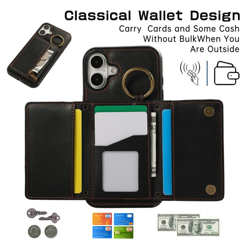 Cover Til iPhone 17 Lynlåspung