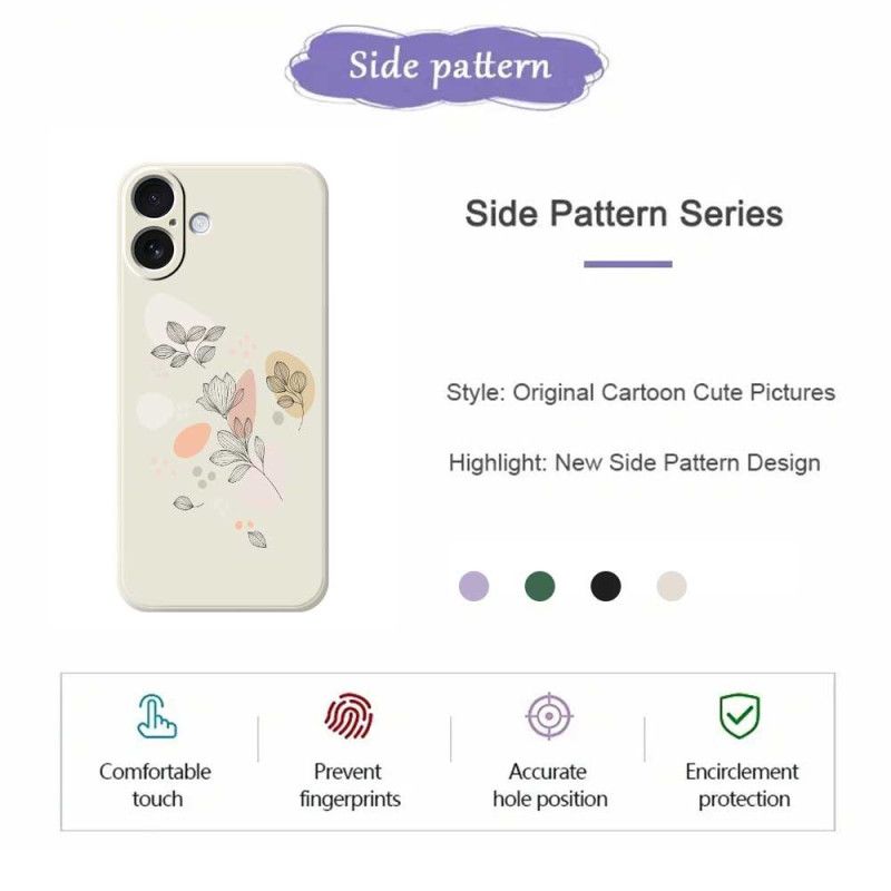 Cover Til iPhone 17 Skitserede Blade