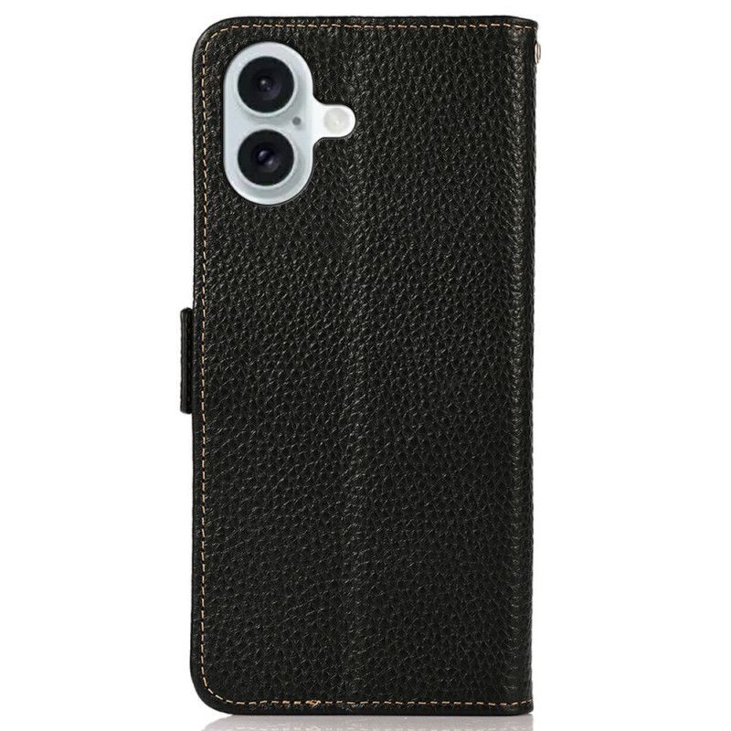 Flip Cover iPhone 17 Khazneh Førsteklasses Læder