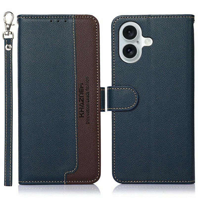 Flip Cover iPhone 17 Khazneh Tofarvet Rfid-pung