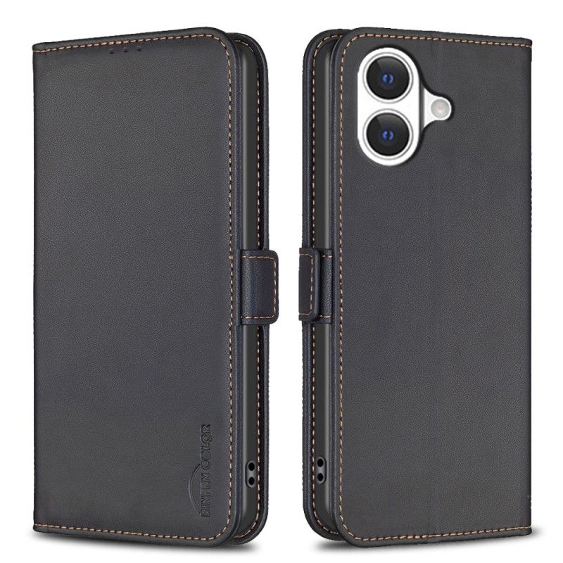 Flip Cover iPhone 17 Klassisk Binfen-farve