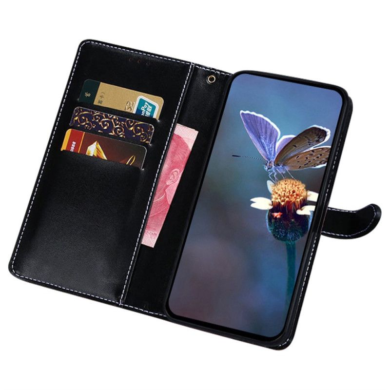 Flip Cover iPhone 17 Krokodillestil Idewei
