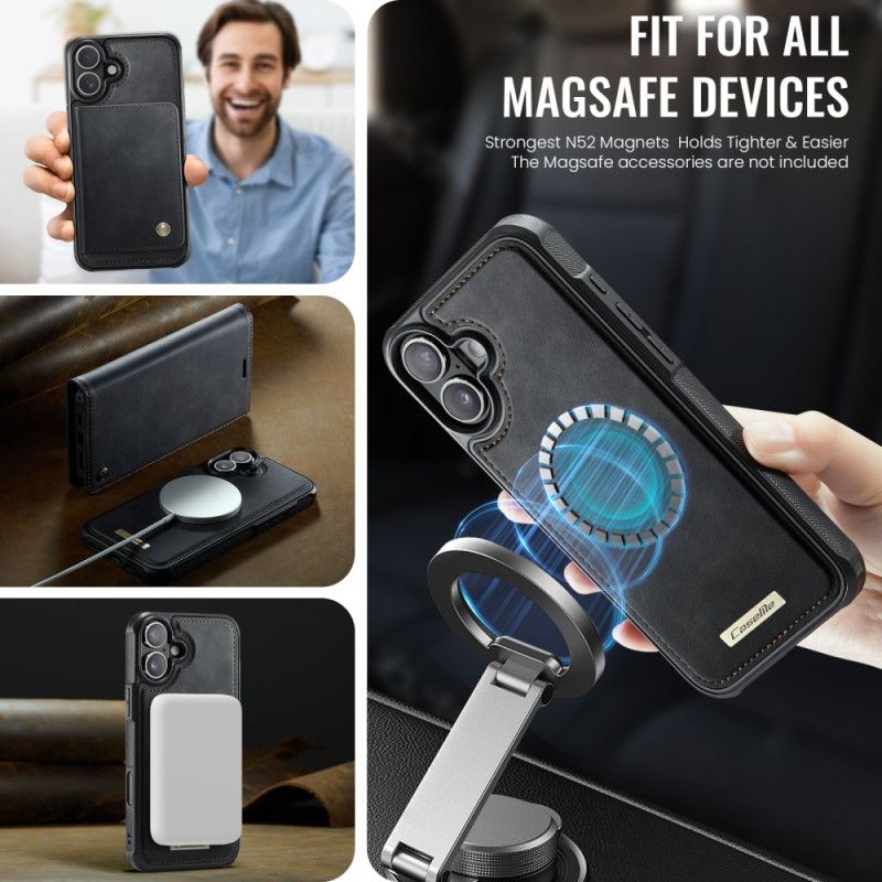 Flip Cover iPhone 17 Magsafe-kompatibel Aftagelig Cover Og Rfid-beskyttelse