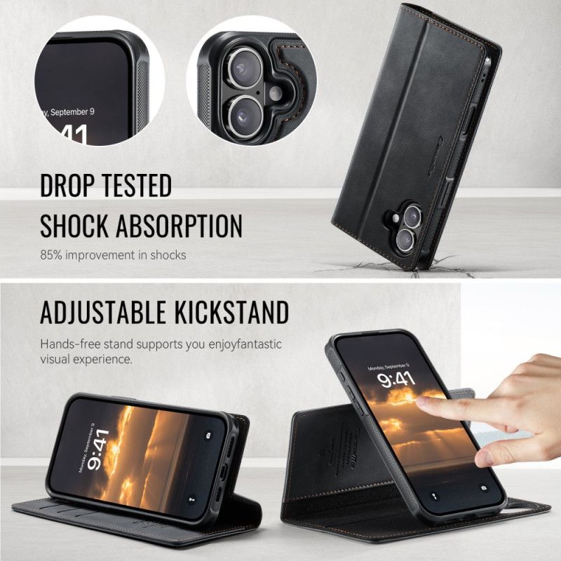 Flip Cover iPhone 17 Magsafe-kompatibel Aftagelig Cover Og Rfid-beskyttelse